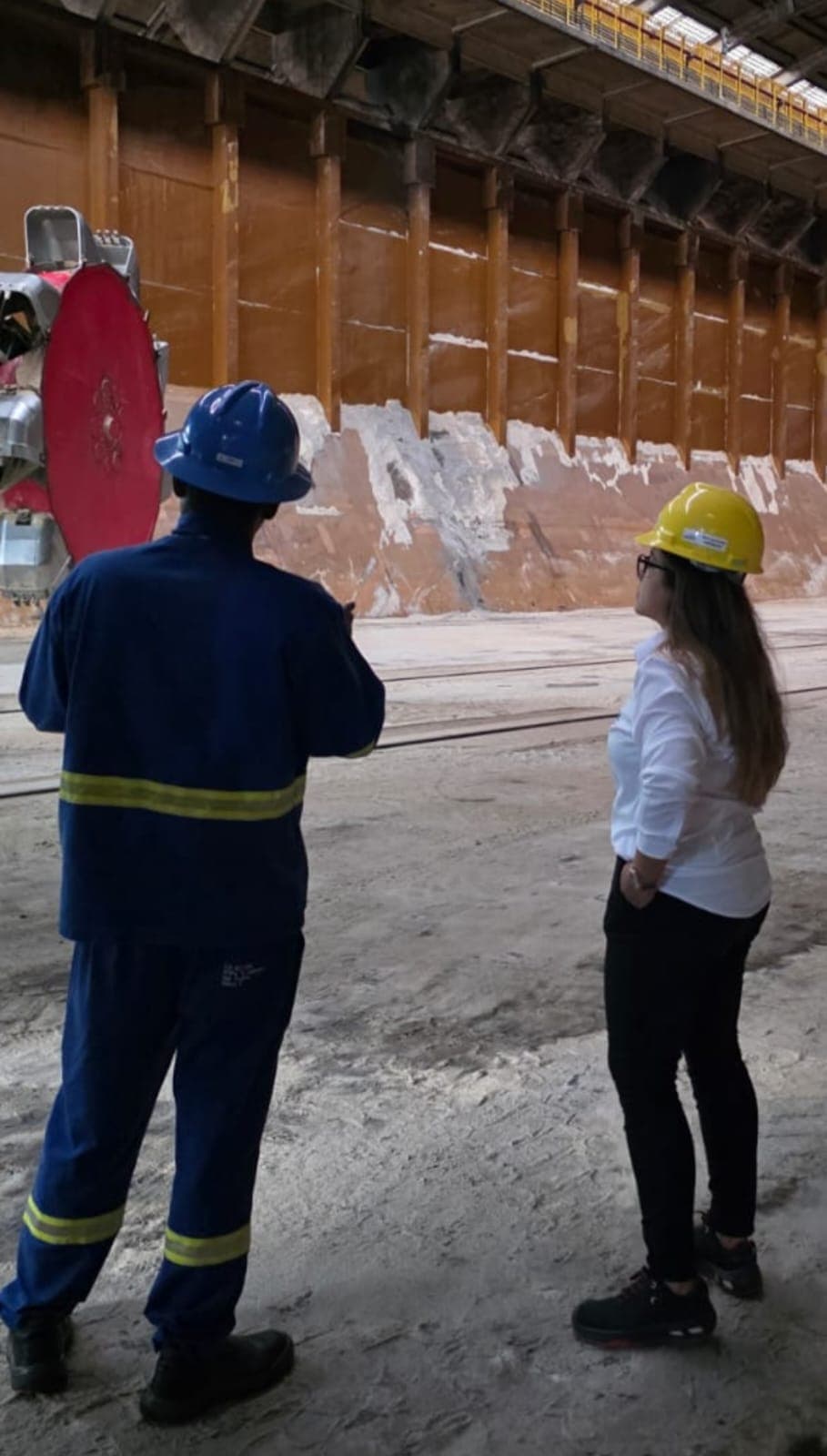 Acompanhamento técnico da GSAND em ambiente industrial